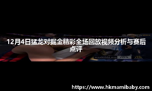 12月4日猛龙对掘金精彩全场回放视频分析与赛后点评
